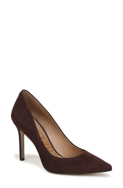 Sam Edelman Hazel Pointed Toe Pump In Brown