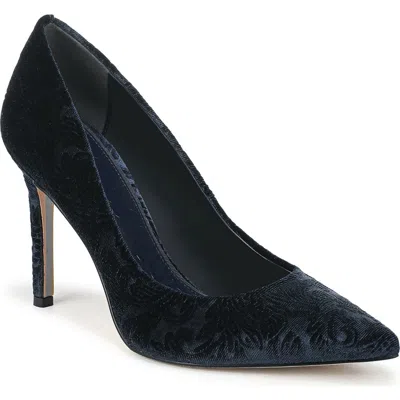 Sam Edelman Hazel Pointed Toe Pump In Blue