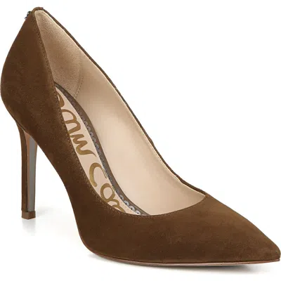 Sam Edelman Hazel Pointed Toe Pump In Brown