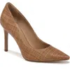 Sam Edelman Hazel Pointed Toe Pump In Cuoio