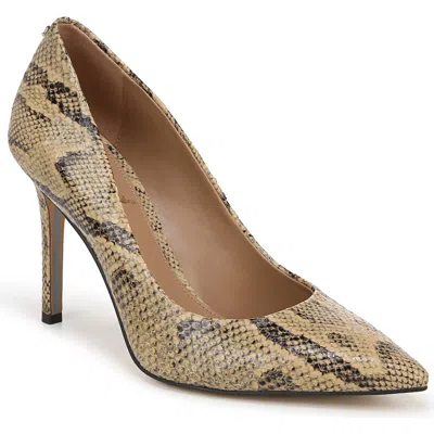 Sam Edelman Hazel Pointed Toe Pump In Golden Tan