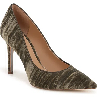 Sam Edelman Hazel Pointed Toe Pump In Green