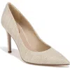 Sam Edelman Hazel Pointed Toe Heel Light In Light Natural
