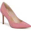 Sam Edelman Hazel Pointed Toe Pump In Pink