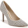 Sam Edelman Hazel Pointed Toe Pump In Silver