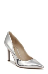 Sam Edelman Hazel Pointed Toe Pump Soft In Soft Silver