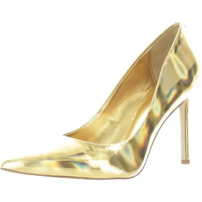 Sam Edelman Hazel Womens Logo Slip On Pumps In Gold
