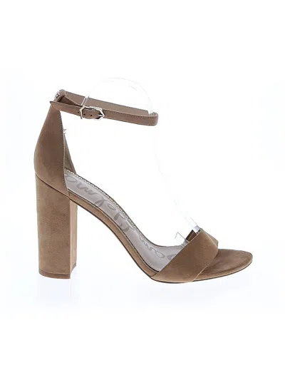 Pre-owned Sam Edelman Heels In Brown