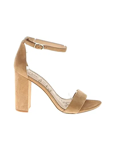 Pre-owned Sam Edelman Heels In Brown