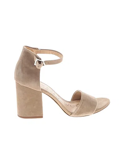 Pre-owned Sam Edelman Heels In Brown