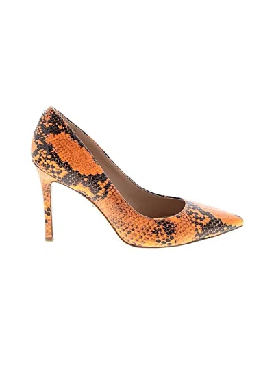 Pre-owned Sam Edelman Heels In Orange