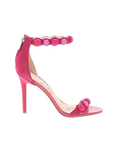 Pre-owned Sam Edelman Heels In Pink