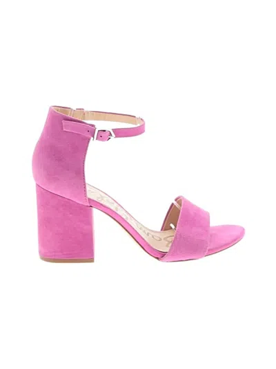 Pre-owned Sam Edelman Heels In Pink