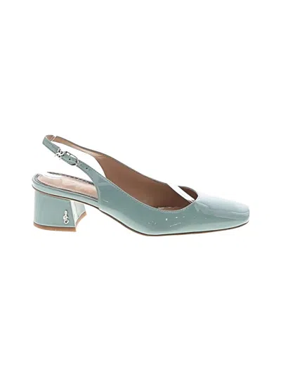 Pre-owned Sam Edelman Heels In Teal