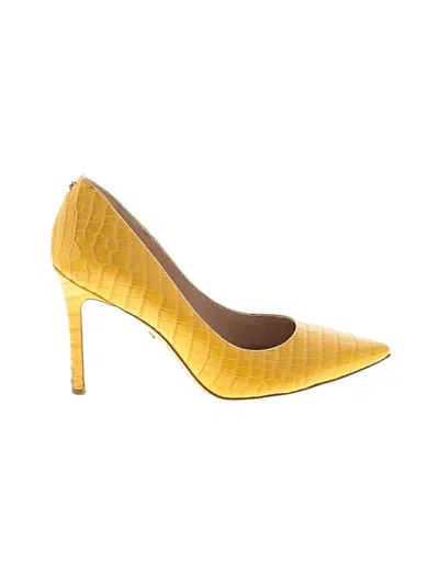 Pre-owned Sam Edelman Heels In Yellow