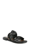 Sam Edelman Hellen Braided Slide Sandal Black Leather In Black