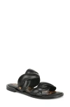 Sam Edelman Hellen Braided Slide Sandal Black Leather In Black