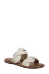 Sam Edelman Hellen Braided Slide Sandal Modern Ivory Leather In White