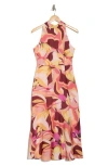 Sam Edelman High Neck Maxi Dress In Multi