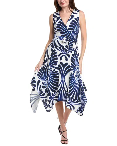 Sam Edelman High-low Midi Dress In Blue