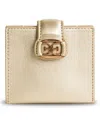 Sam Edelman Holiday Accordian Wallet In Gold