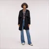 Sam Edelman Hooded Anorak Coat Navy In Blue