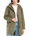 Sam Edelman Hooded Jacket In Green