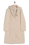 Sam Edelman Hooded Anorak Jacket In Neutral