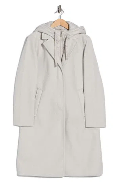 Sam Edelman Hooded Anorak Jacket In Gray