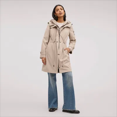 SAM EDELMAN SAM EDELMAN HOODED ANORAK JACKET OAT