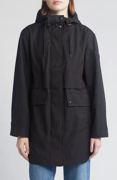 Sam Edelman Hooded Jacket In Black