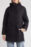 Sam Edelman Hooded Jacket In Black
