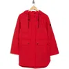 Sam Edelman Hooded Jacket In Crimson Red