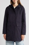 Sam Edelman Hooded Jacket In Navy
