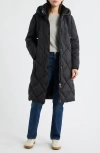 Sam Edelman Hooded Puffer Coat In Gray