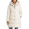 Sam Edelman Hooded Puffer Coat In Ivory