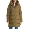 Sam Edelman Hooded Puffer Coat In Sage