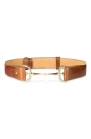 Sam Edelman Horsebit Buckle Leather Belt