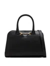 Sam Edelman Horsebit-embellishment Leather Tote Bag In Black