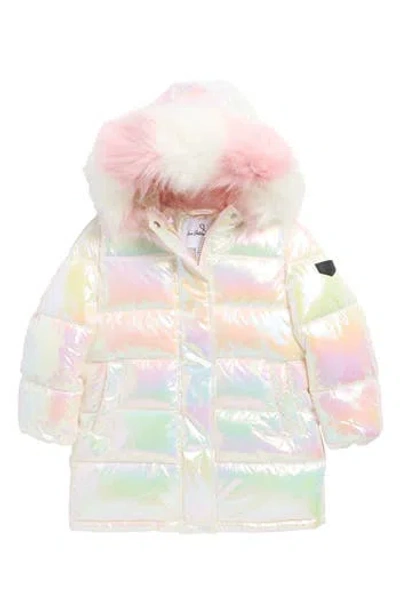 Sam Edelman Kids'  Hybrid Metallic Puffer In Multi
