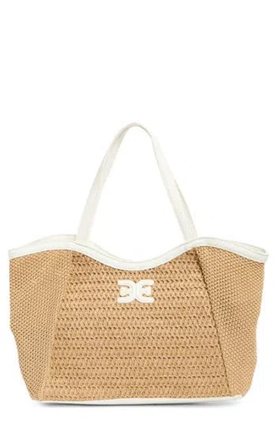 Sam Edelman Ilsie Raffia Tote Bag