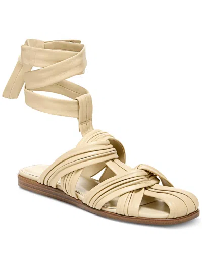 Sam Edelman Imogene Womens Leather Ankle Gladiator Sandals In Multi