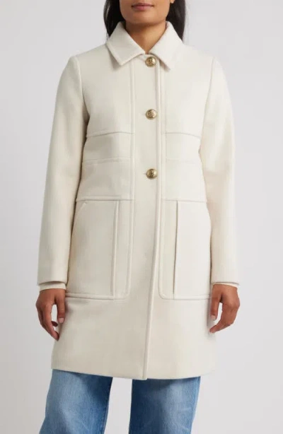 Sam Edelman Inset Waist Coat In White