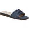 Sam Edelman Irina Slide Sandal Blue Stone In Blue Stone/hudson Blue