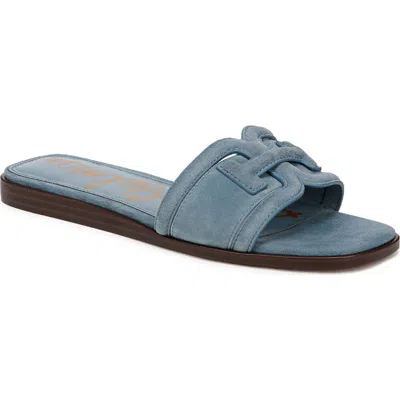 Sam Edelman Irina Slide Sandal In Blue
