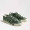 Sam Edelman Irma Lace Up Sneaker Green Agave Suede