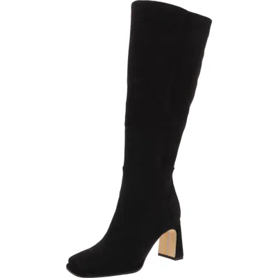 SAM EDELMAN ISSABEL WOMENS ZIPPER LEATHER KNEE-HIGH BOOTS