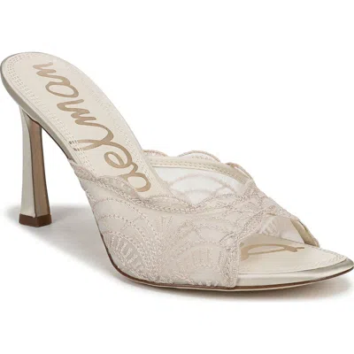 Sam Edelman Iva Mesh Sandal In White