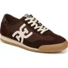 Sam Edelman Ivey Lace Up Sneaker Cafe Noir Brown Nylon