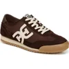 Sam Edelman Ivey Lace Up Sneaker Cafe Noir Brown Nylon
